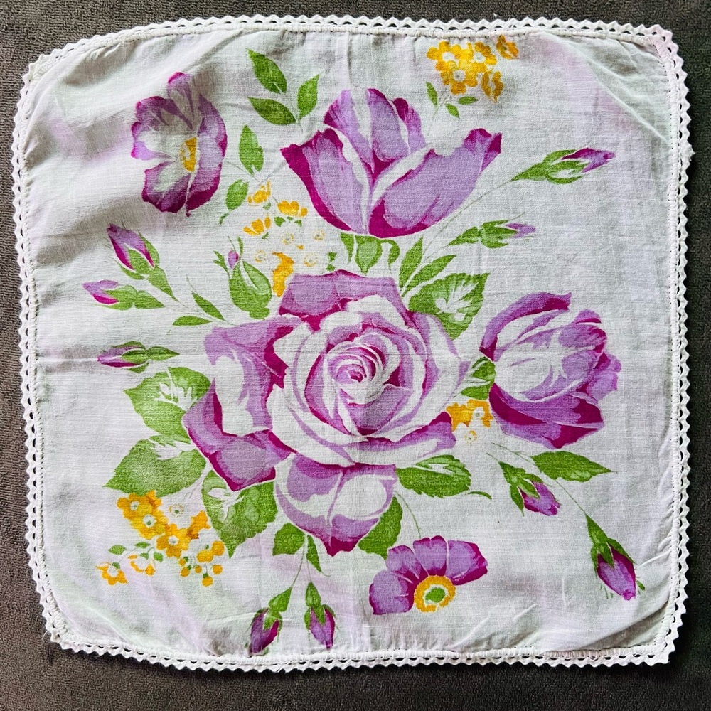 Vintage Embroidered Handkerchief